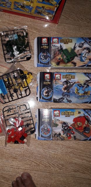 Lắp ráp 1 hộp LegoPuBG hộp thính JX1187