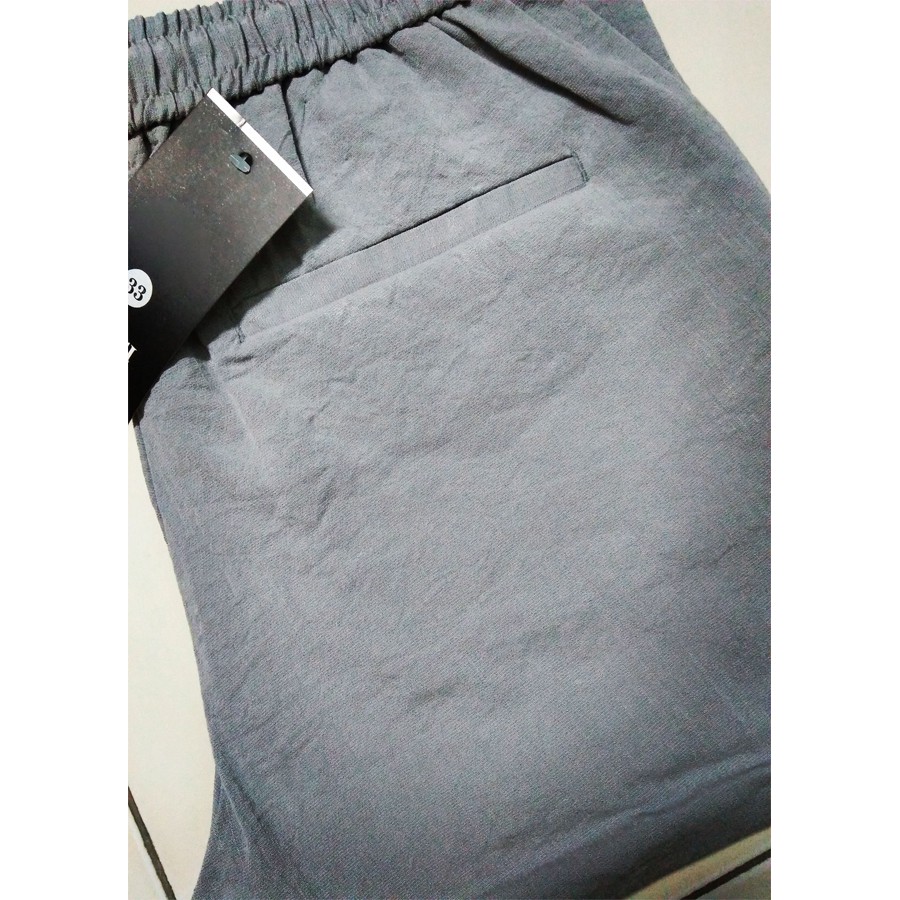 Quần Đũi Dài Nam Xám Chất Mát Co Giãn Nhẹ Không Phai Màu Ít Bám Bụi Không Bai Gião