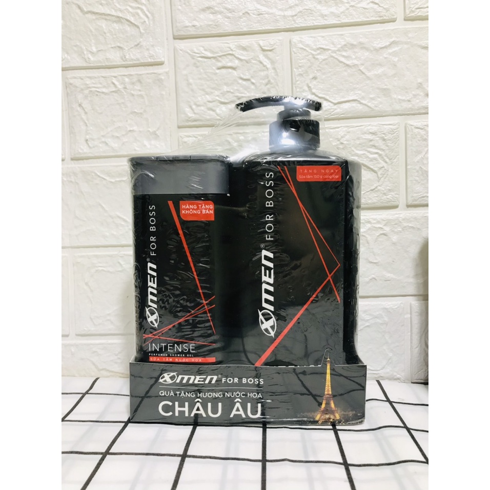 Dầu gội nước hoa X-Men For Boss 650g TẶNG KÈM SỮA TẮM CÙNG LOẠI