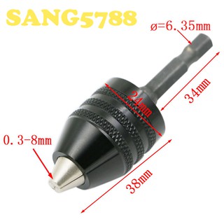 Đầu kẹp mũi khoan 0.5-8mm cho máy khoan điện