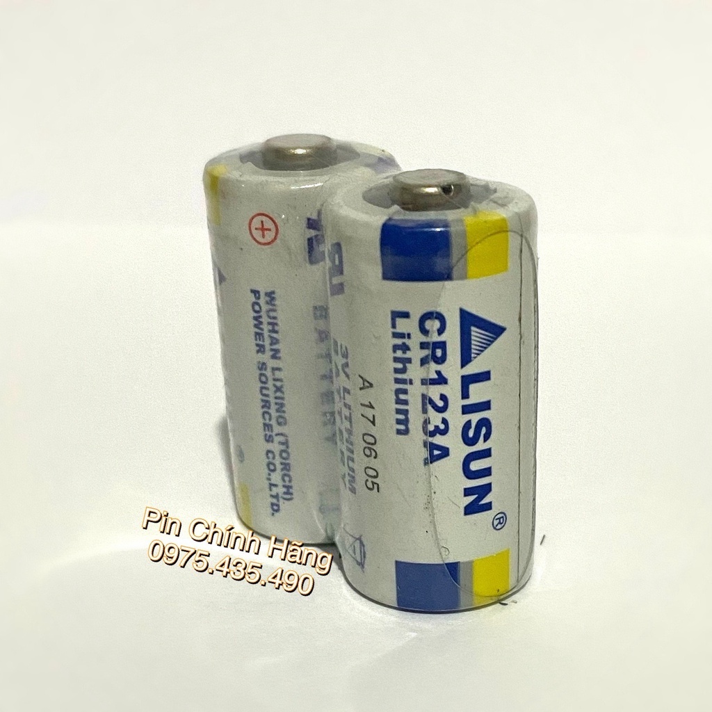 Pin CR123 / CR123A 3V Lithium ALISUN Vỉ 2 Viên