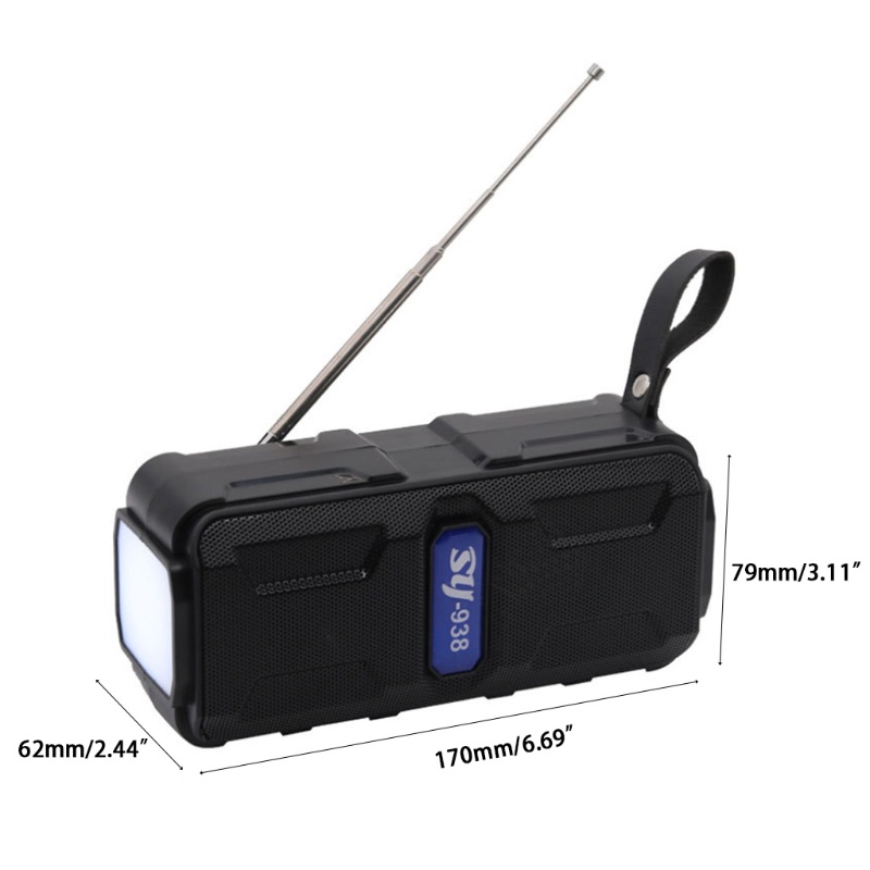 Loa Bluetooth Đa Năng Sạc Năng Lượng Mặt Trời