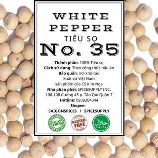 10kg Tiêu trắng White pepper Đaklak tiêu sọ Hạt Sỉ Lẻ