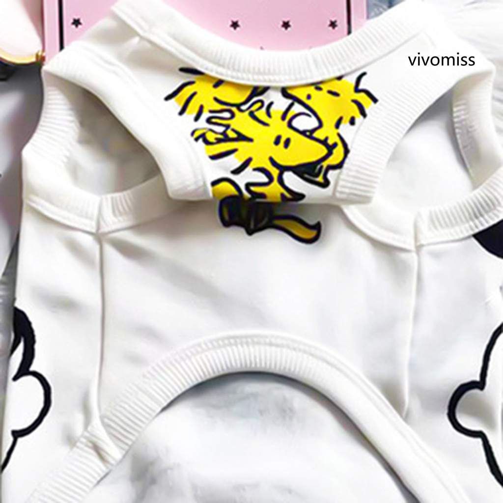 Áo Thun Cộc Tay In Hình Chú Chó Đáng Yêu Cho Thú Cưng