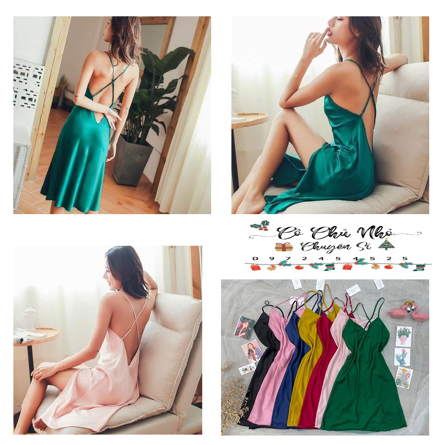 LL 676 Váy Ngủ Sexy Ren gợi cảm - đầm ngủ lụa cao cấp - Cô Chủ Nhỏ Chuyên Sỉ | BigBuy360 - bigbuy360.vn