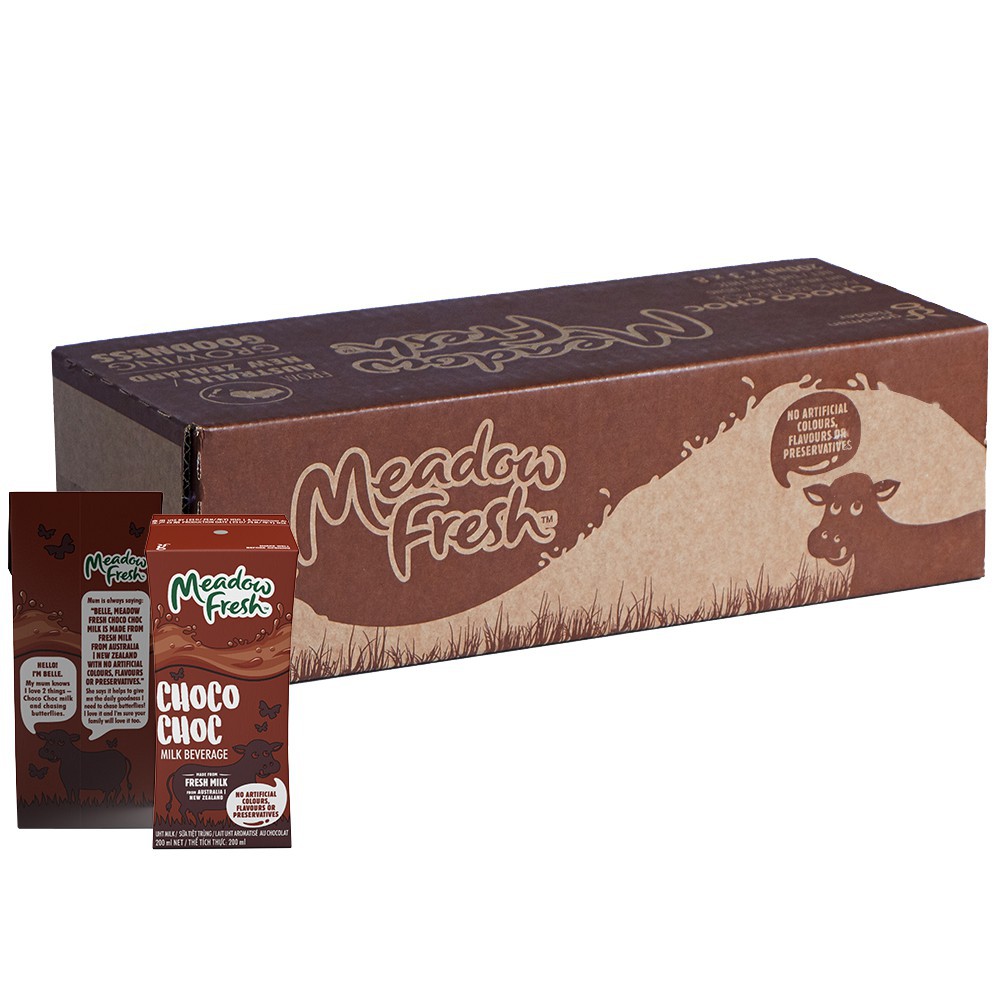 Sữa MEADOW FRESH SOCOLA Thùng 24 Hộp 200ml