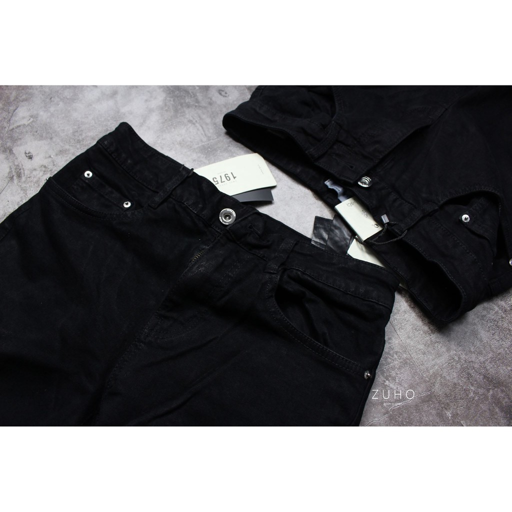 Quần jean nam đen trơn form chất cực đẹp | BigBuy360 - bigbuy360.vn