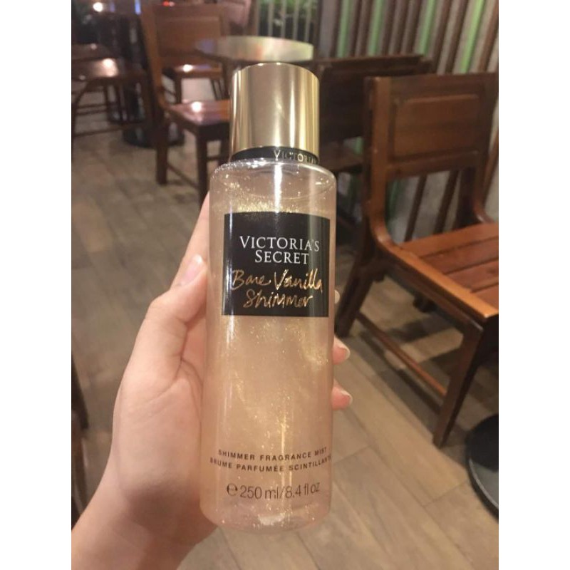XỊT THƠM BODY NHŨ VICTORIA'S SECRET BARE VANILLA SIMMER 250ml | Shopee ...