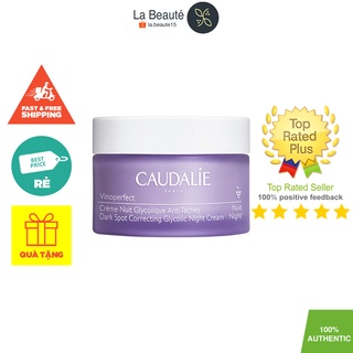 Kem Dưỡng Trắng Sáng Căng Mịn Da Ban Đêm - Caudalie Creme Nuit Glycolique Anti-Taches 50ml