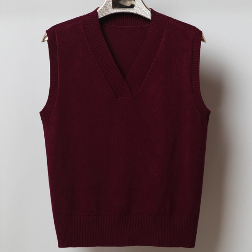 Áo gile nữ, áo len nữ không tay xinh xắn AL-211i | BigBuy360 - bigbuy360.vn