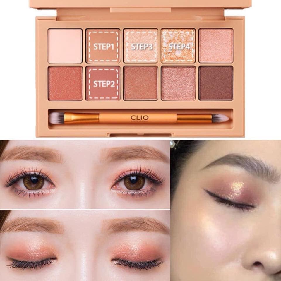 Bảng Phấn Mắt Clio Simply Pink Pro Eye Palette 10 ô