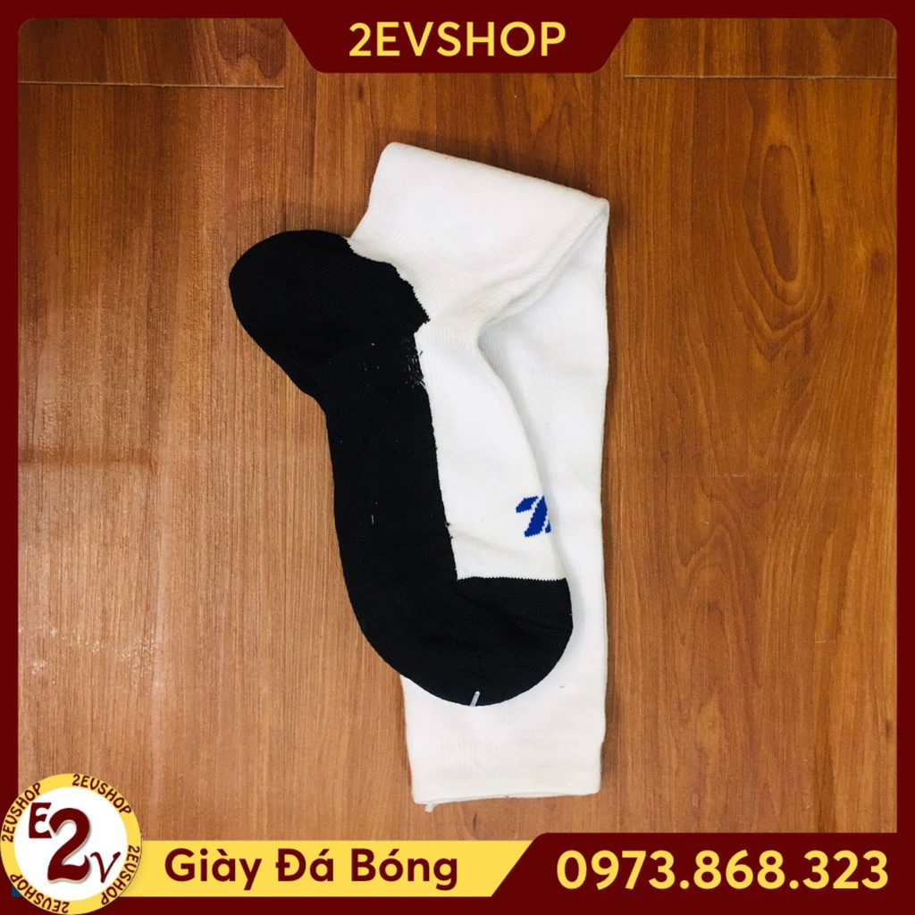Tất cotton dài phụ kiện đá bóng nam sợi dệt Colorful cao cấp, vớ thể thao chất - 2EVSHOP