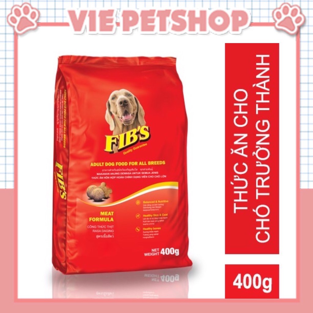 Thức Ăn Hạt cho Chó Trưởng Thành GANADOR FIB'S Gói 400Gr | Vie PETSHOP