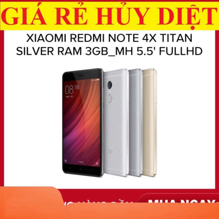 RẺ NHẤT NHẤT '' RẺ BẤT NGỜ '' điện thoại Xiaomi Redmi Note 4 Chính Hãng 2sim ram 3G/64G, chiến Free Fire/PUBG đỉnh RẺ NH