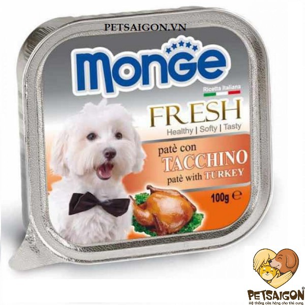 PATE MONGE FRESH CHO CHÓ hộp 100G