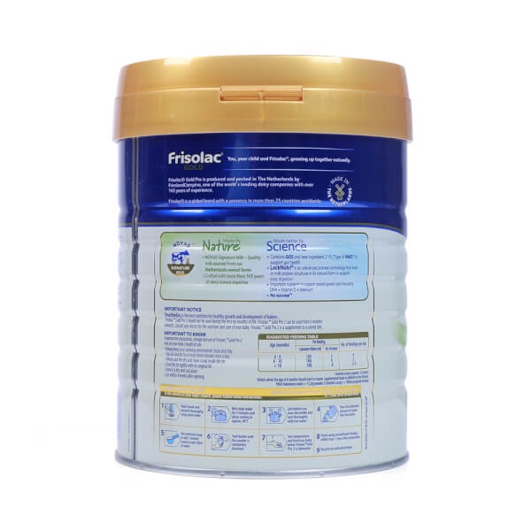 Sữa bột Frisolac Gold Pro số 2 800g - HSD 14/08/2024