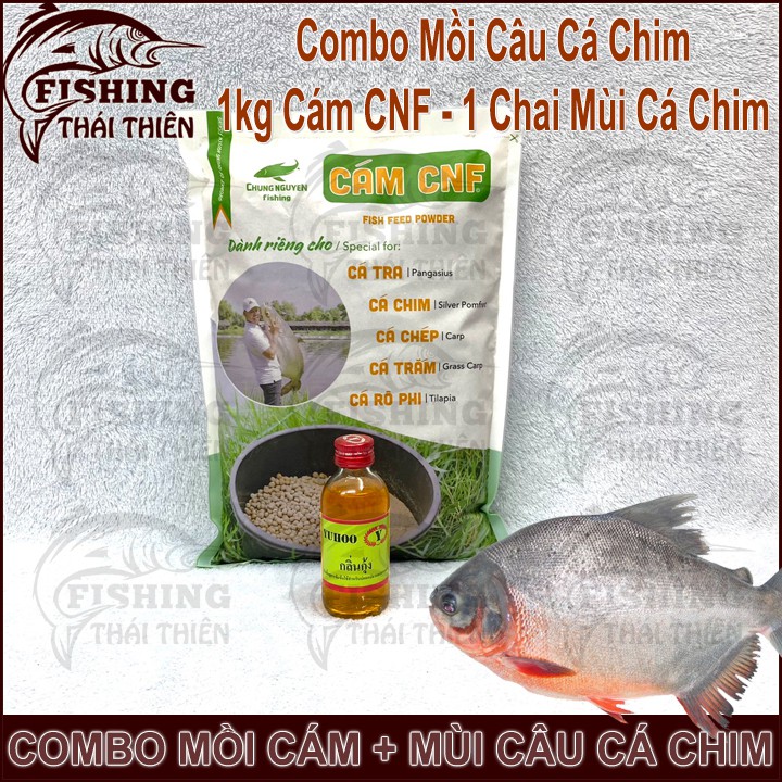 Mồi Câu Cá Chim , Combo 1kg Cám CNF + 1 Chai Tinh Mùi Thái Lan  Chuyên Câu Cá Chim