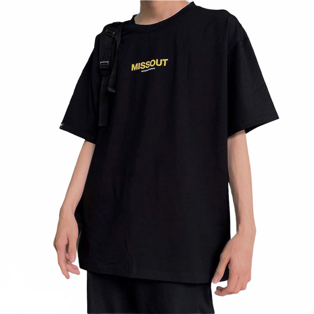 [Mã SKAMA06 giảm 8% tối đa 50K đơn 250K] Áo Thun MISSOUT ( hình thật - form unisex ) | BigBuy360 - bigbuy360.vn