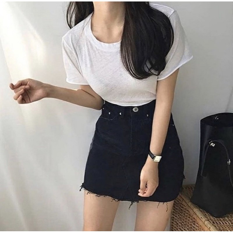 Váy jean trơn form ôm | BigBuy360 - bigbuy360.vn