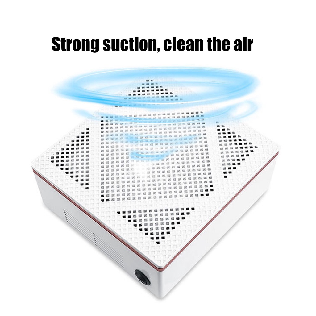 [Hàng Sẵn] Máy hút bụi móng tay 60W Máy hút chân không không ồn ào (100‑240V) 【Fluorine073】