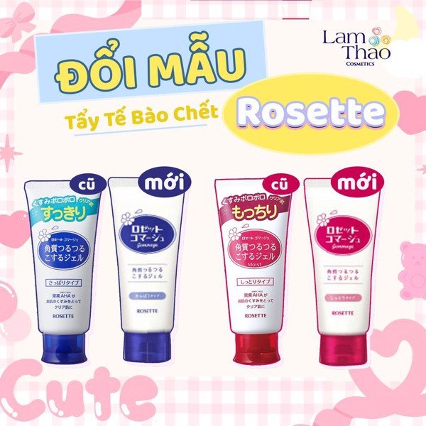 [Mã COSDAY giảm 50k đơn 250k] Gel tẩy tế bào chết Rosette Peeling Gel 120g Nhật Bản (No.1 Cosme) - Maneki