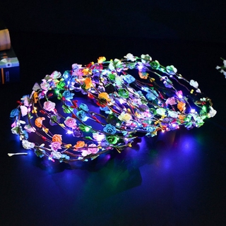 Vòng Hoa Đội Đầu Có Đèn Led Phát Sáng