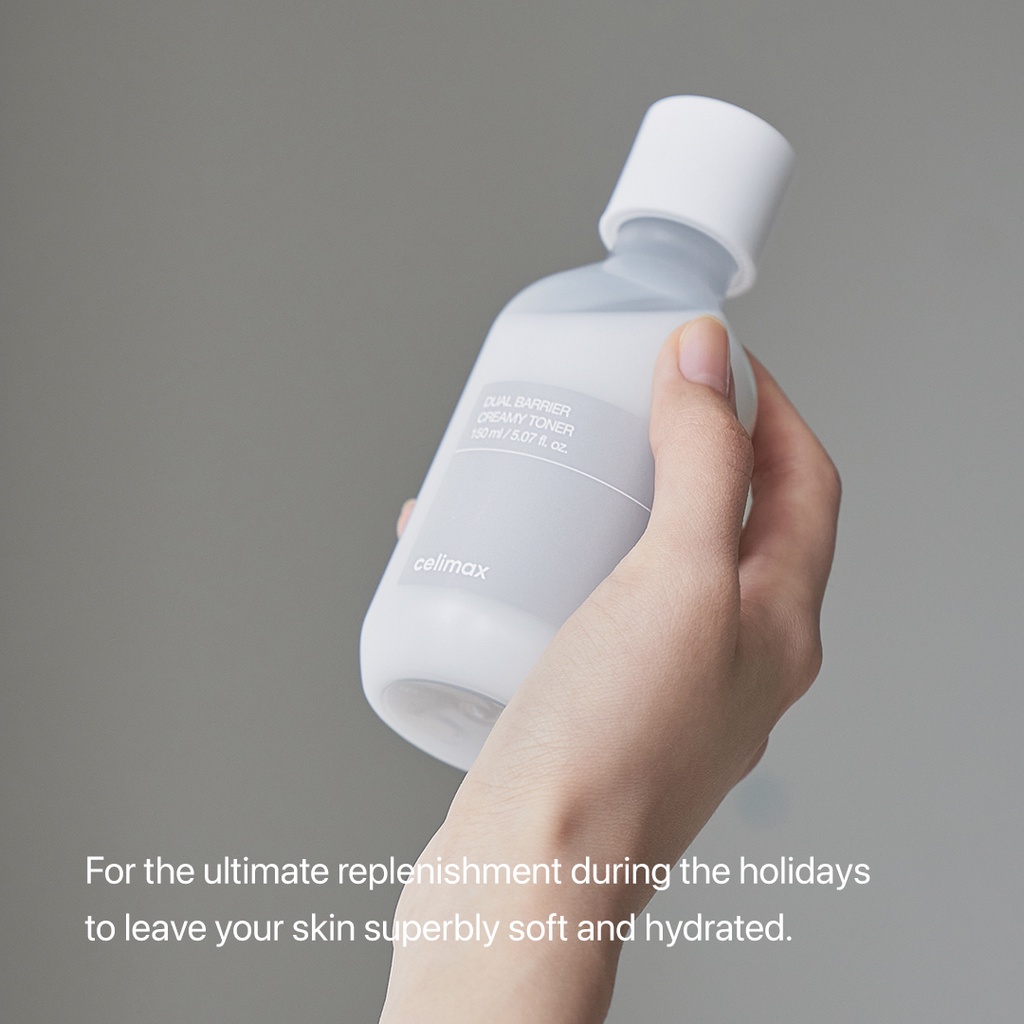 Toner dạng sữa CELIMAX dưỡng da chất lượng cao Dual Barrier 150ml