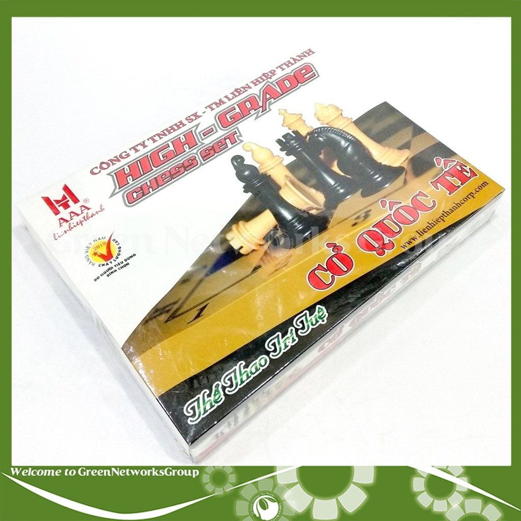 Bộ Cờ Vua Liên Hiệp Thành Tiêu Chuẩn Quốc Tế High Grade chess set Hàng Việt Nam Greennetworks