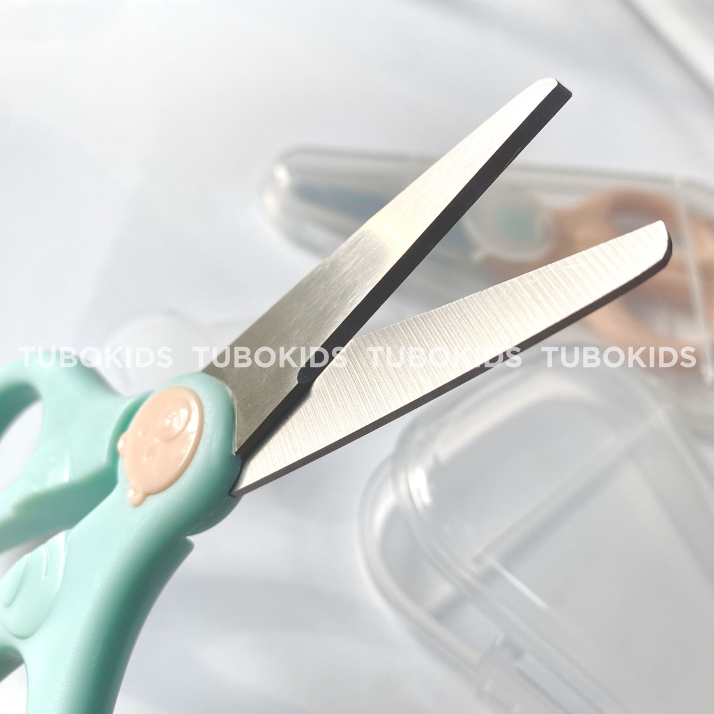 Kéo Cắt Nhỏ Thức Ăn Có Hộp Đựng Và Nắp Đậy Vệ Sinh