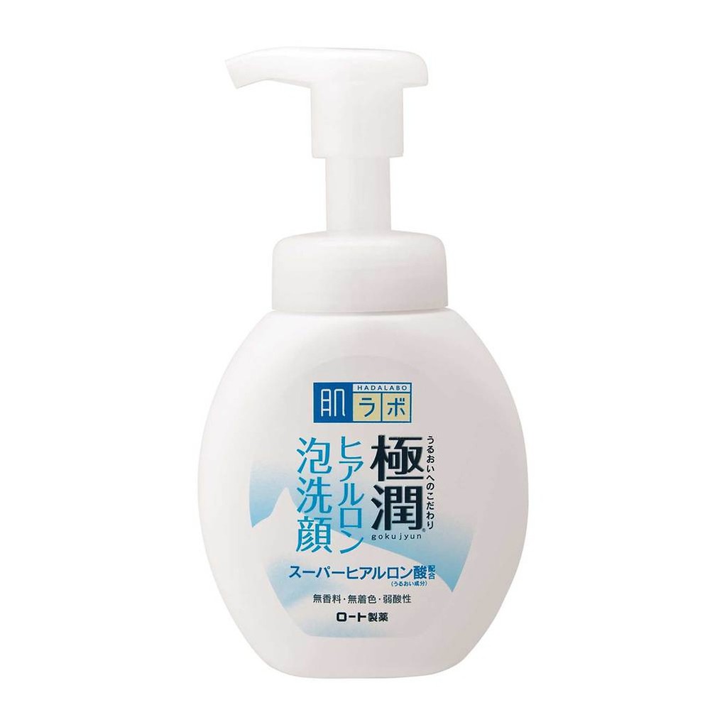 Bọt Rửa Mặt Dưỡng Ẩm Hada Labo Gokujyun Moisturizing Foaming Wash 160ml