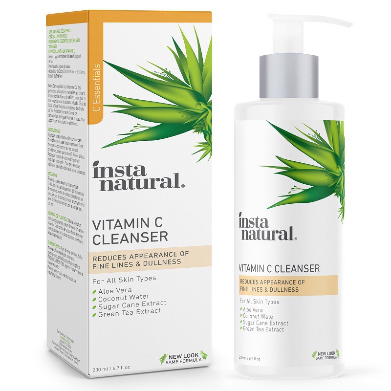 InstaNatural Sữa Rửa Mặt Vitamin C Cleanser 200ml