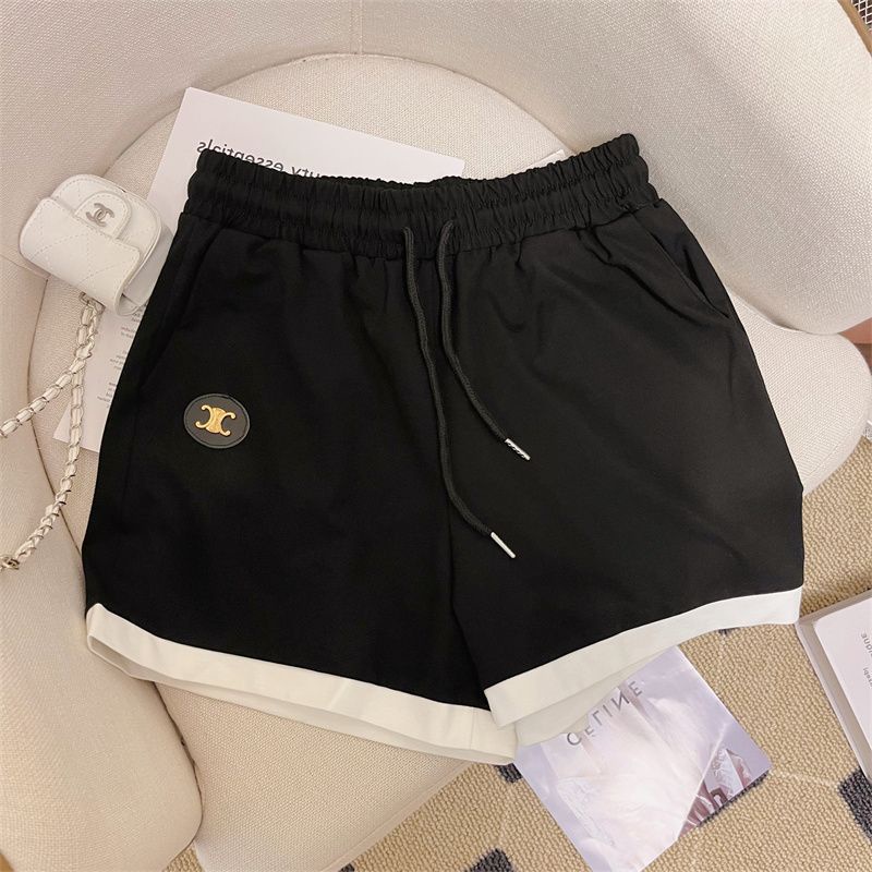 Set đồ 2 món gồm áo polo tay ngắn quần short thể thao trẻ trung thời trang mùa hè Hàn Quốc dành cho nữ