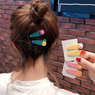Kẹp tóc trái cây vỉ 2 cái KT01