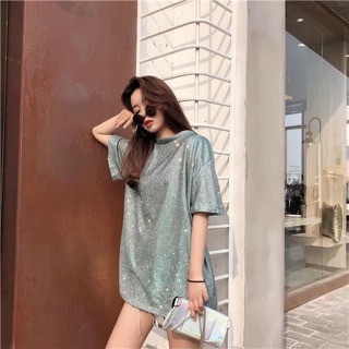 Áo pull kim sa hột lưu lấp lánh ánh kim sa