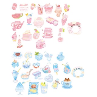 Túi 40 miếng dán sticker hình đồ ăn