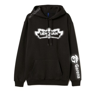 HOT - Áo hoodie Liên Quân phản quang, áo hoodie Liên Quân Mobile phản quang hình in cực chất