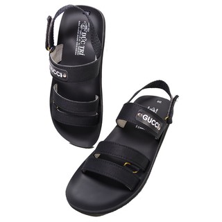 Dép da thật cao cấp - Dép Nam QUAI NGANG ĐẾ KÉP SIZE CỰC KHỦNG SIZE44-45-46-47 MÃ K22 - Dép da nam đẹp