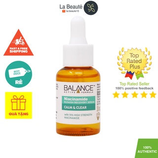 [Hàng Công Ty] Balance Active Formula Niacinamide 15% Blemish Recovery - Serum Dưỡng Ngừa Mụn Mờ Thâm 30ml