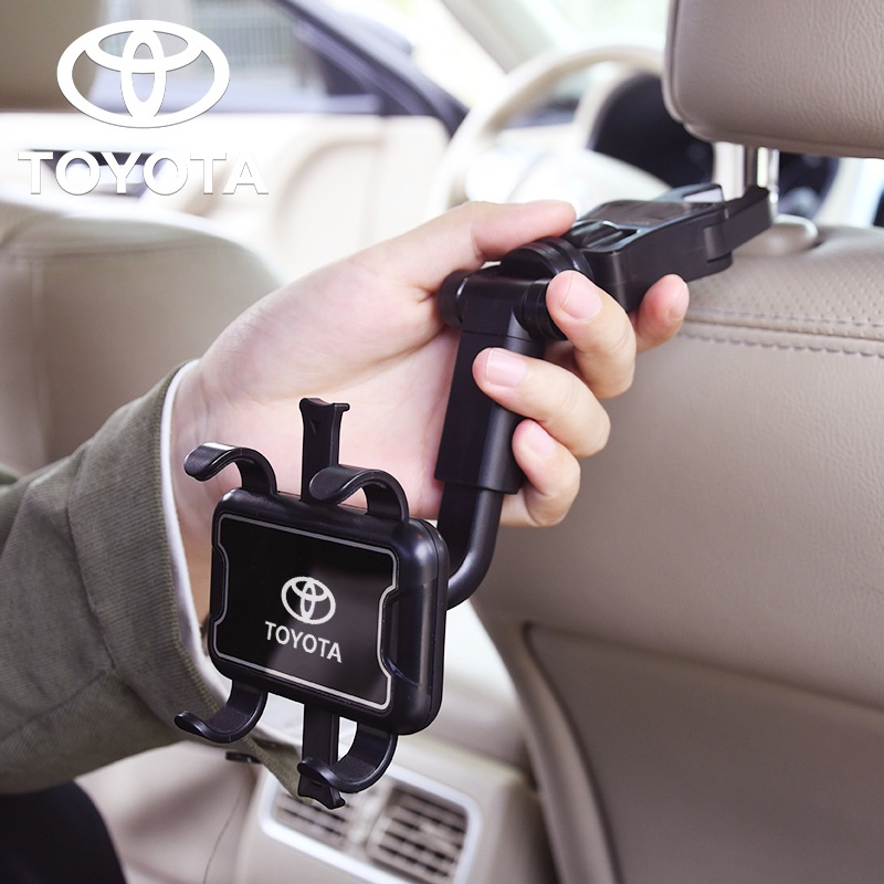 Giá Đỡ Điện Thoại Xoay 360 Độ Gắn Kính Chiếu Hậu Xe Hơi Toyota Vios Yaris Altis Camry Avanza