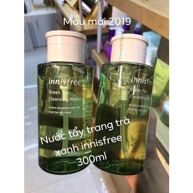 Nước tẩy trang trà xanh Innisfree Green Tea Cleansing Water 300ml Auth Hàn Quốc