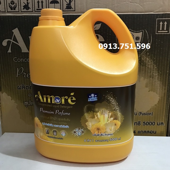 Nước giặt xả đậm đặc AMORÉ 5000ml Thai Lan