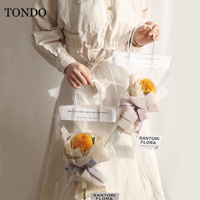 Túi Nhựa Trong Suốt Đựng Hoa Siêu Hot Nhiều Size Bền Đẹp