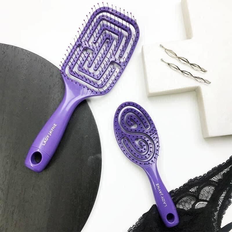 Lược gỡ rối detangling brush LADY JAYNE bản dude WET Brush (Số 1 ở Úc)