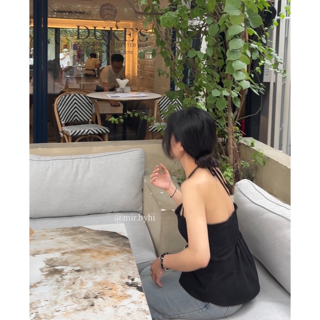 𝐀𝐮𝐭𝐮𝐦𝐧 𝐓𝐨𝐩 - áo linen buộc dây nhiều màu