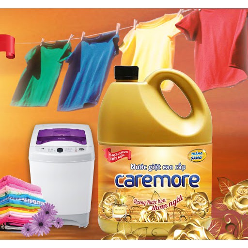 NƯỚC GIẶT HƯƠNG NƯỚC HOA KHÔNG CẦN NƯỚC XÃ TỐN KÉM 2 TRONG 1 CAREMORE BT COM