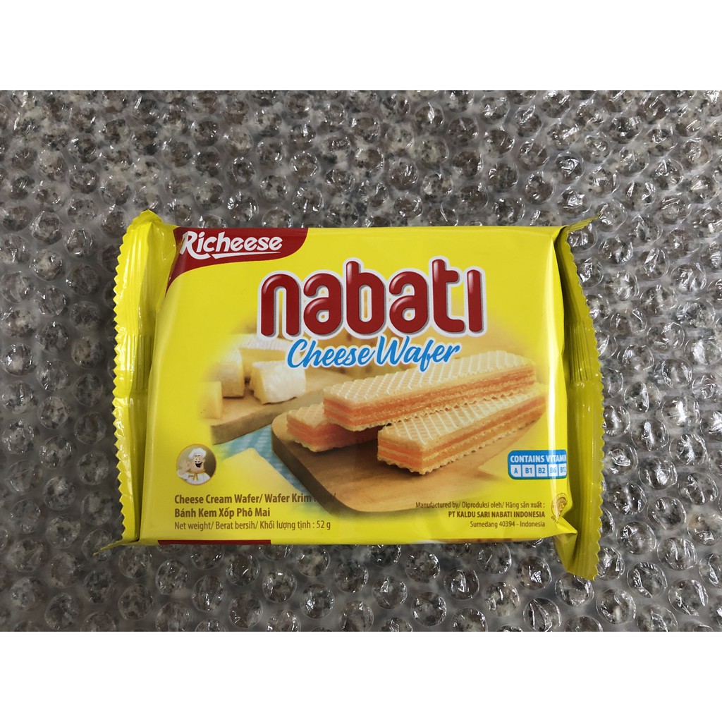 Bánh Xốp NABATI thẻ Socola,Phô mai,Phô mai đen,Trà xanh, Phúc bồn tử, Gatito