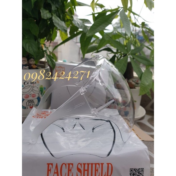 [Chính hãng Kint] Kính chắn giọt bắn, chống khói bụi, mặt nạ chống dịch Kint FaceShield bảo vệ sức khỏe