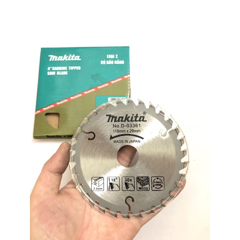 Lưỡi cắt gỗ Makita 110mmx 20mm