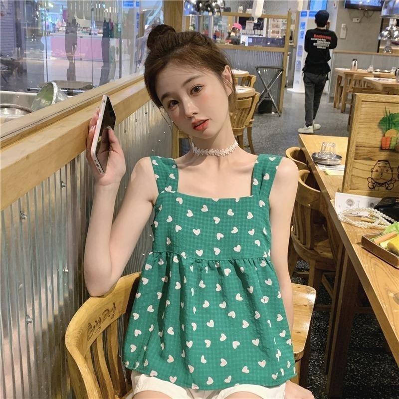 Áo Hai Dây Nhỏ Xinh Thời Trang Mùa Hè Cho Nữ