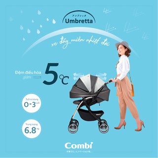 Xe đẩy Combi Umbretta 4 bánh